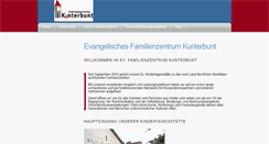 Desktop Screenshot of kunterbunt-ev-familienzentrum.de